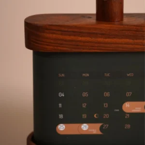 LUNA 2026 Rotating Desk Calendar